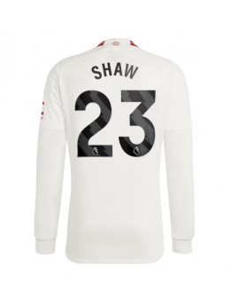 Billige Manchester United Luke Shaw #23 Tredjedrakt 2023-24 Langermet